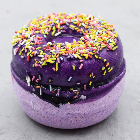 Blackberry and Almond Bath Donuts