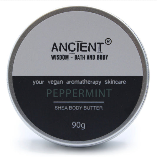 Aromatherapy Shea Body Butter 90g - Peppermint